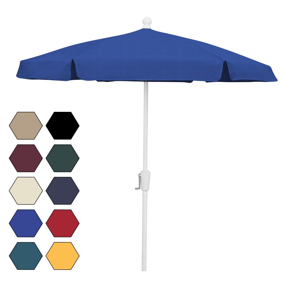 Fiberbuilt Umbrellas & Cushions 7GCRW-Pacific Blue 7.5